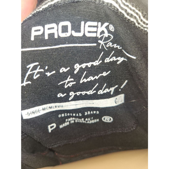 Projek Raw | Men | Long Sleeve Shirt | Black | Size Large - Picture 8 of 9